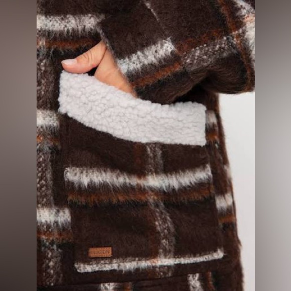 BRIXTON “nouvelle” sherpa-lined coat - Picture 6 of 9